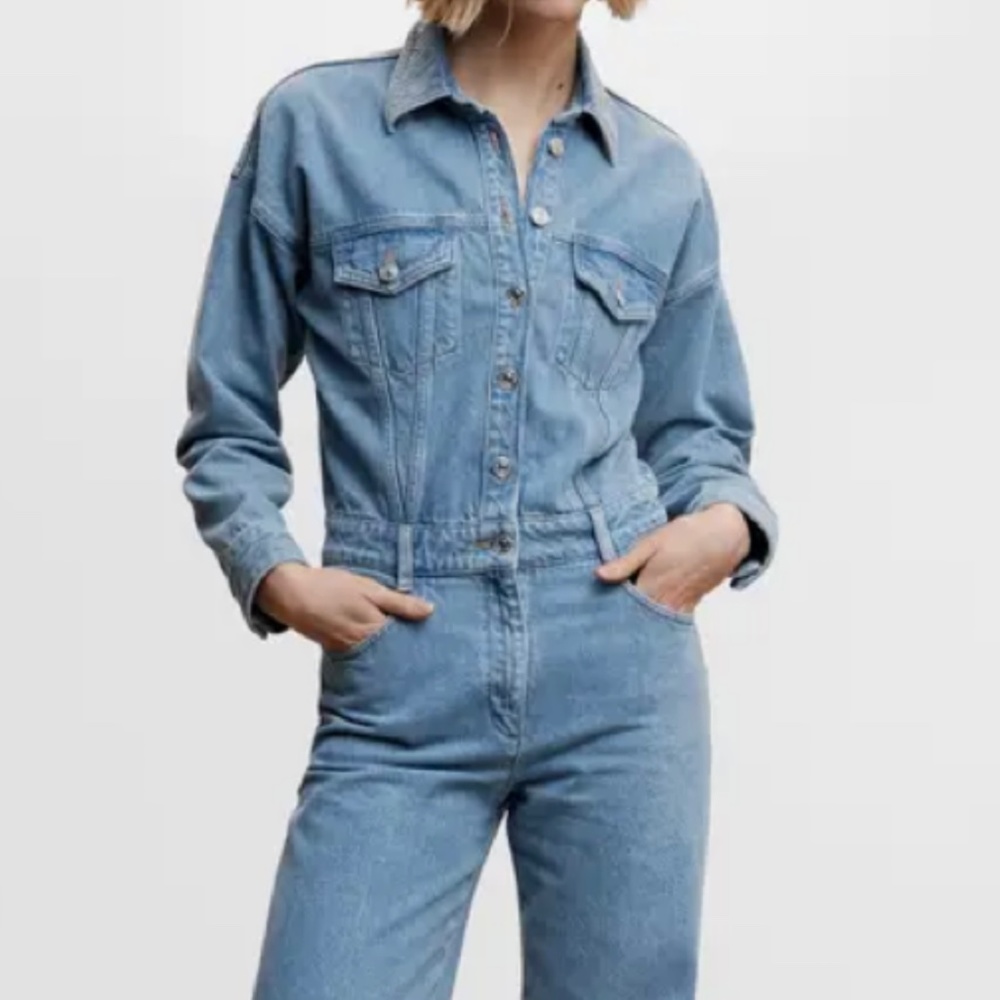 Mango Jean Jumpsuit